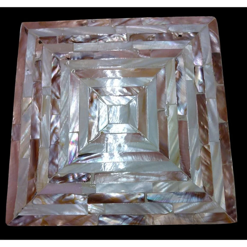 Handmade Natural Mother of Pearl Inlay Decorative Jewelry & Storage Box